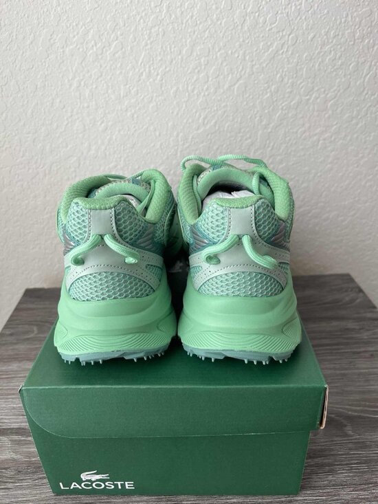 Lacoste L003 Neo Shot 125 SMA Men\'s Shoes Green 749SMA0006-GG2 Size US 9.5